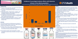 Thumbnail for IS KETAMINE INFUSION ASSOCIATED WITH HIGHER INCIDENCE OF NEUROLOGICAL ADVERSE EFFECTS IN THE ELDERLY POPULATION?