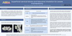 Thumbnail for SUPERFICIAL CERVICAL BLOCKS AND LIDOCAINE INHALATION FOR AWAKE TRACHEOSTOMY