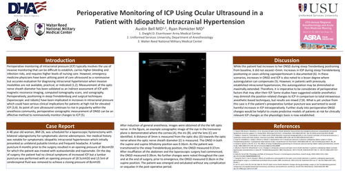 Preview of PERIOPERATIVE MONITORING OF ICP USING OCULAR ULTRASOUND IN A PATIENT WITH IDIOPATHIC INTRACRANIAL HYPERTENSION