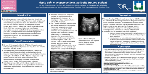 Preview of ACUTE PAIN MANAGEMENT IN A MULTI-SITE TRAUMA PATIENT