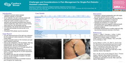 Thumbnail for CHALLENGES AND CONSIDERATIONS IN PAIN MANAGEMENT FOR SINGLE-PORT ROBOTIC-ASSISTED LOBECTOMY: A CASE REPORT