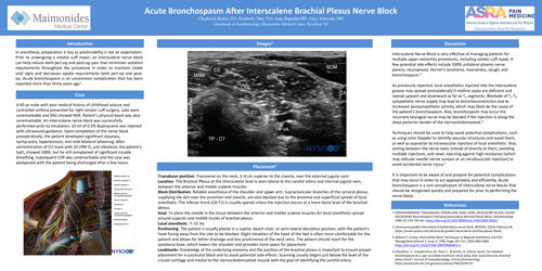Preview of ACUTE BRONCHOSPASM FOLLOWING INTERSCALENE NERVE BLOCK