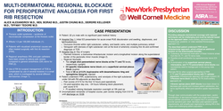 Thumbnail for MULTI-DERMATOMAL REGIONAL BLOCKADE FOR PERIOPERATIVE ANALGESIA FOR FIRST RIB RESECTION
