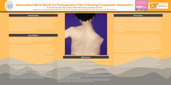 Thumbnail for INTERSCALENE NERVE BLOCK FOR POST-OPERATIVE PAIN MANAGEMENT FOLLOWING FOREQUARTER AMPUTATION