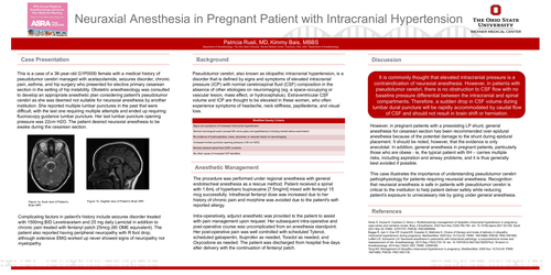 Preview of NEURAXIAL ANESTHESIA IN PREGNANT PATIENT WITH INTRACRANIAL HYPERTENSION