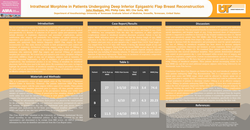 Thumbnail for INTRATHECAL MORPHINE FOR PAIN CONTROL IN THREE PATIENTS UNDERGOING DEEP INFERIOR EPIGASTRIC FLAP BREAST RECONSTRUCTION