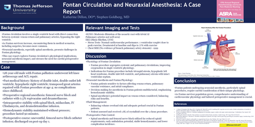 Preview of FONTAN CIRCULATION AND NEURAXIAL ANESTHESIA: A CASE REPORT