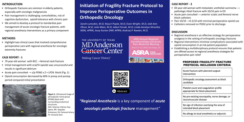 Preview of INITIATION OF FRAGILITY FRACTURE PROTOCOL TO IMPROVE PERIOPERATIVE OUTCOMES IN ORTHOPEDIC ONCOLOGY