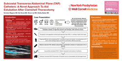 Thumbnail for SUBCOSTAL TRANSVERSUS ABDOMINAL PLANE (TAP) CATHETERS: A NOVEL APPROACH TO AID EXTUBATION AFTER CLAMSHELL THORACOTOMY