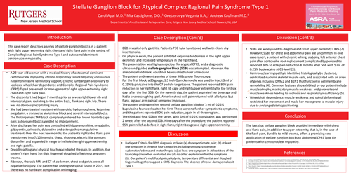 Preview of STELLATE GANGLION BLOCK FOR ATYPICAL COMPLEX REGIONAL PAIN SYNDROME TYPE 1
