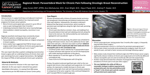 Preview of REGIONAL RESET: PARAVERTEBRAL BLOCK FOR CHRONIC PAIN FOLLOWING ONCOLOGIC BREAST RECONSTRUCTION
