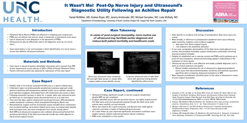 Preview of IT WASN’T ME! POST-OP NERVE INJURY FOLLOWING AN ACHILLES REPAIR