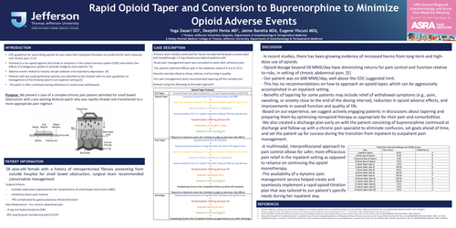 Preview of RAPID OPIOID TAPERING AND CONVERSION TO BUPRENORPHINE IN A PATIENT WITH SEVERE OPIOID ADVERSE EVENTS