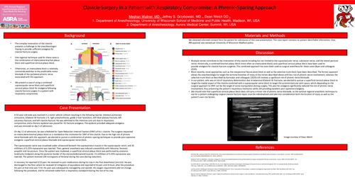 Preview of CLAVICLE SURGERY IN A PATIENT WITH RESPIRATORY COMPROMISE: A PHRENIC-SPARING APPROACH