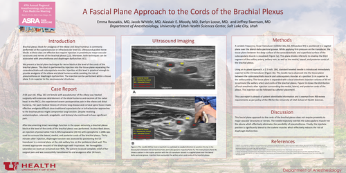 Preview of A NOVEL APPROACH TO THE CORDS OF THE BRACHIAL PLEXUS TO DECREASE THE RISK OF PULMONARY COMPROMISE