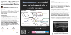 Thumbnail for CONSIDERATION FOR NEURAXIAL PROCEDURES FOLLOWING REVERSAL OF ANTICOAGULATION WITH PROTHROMBIN COMPLEX CONCENTRATE