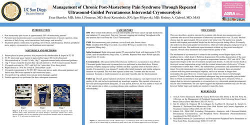 Preview of MANAGEMENT OF CHRONIC POST-MASTECTOMY PAIN SYNDROME THROUGH REPEATED ULTRASOUND-GUIDED PERCUTANEOUS INTERCOSTAL CRYONEUROLYSIS
