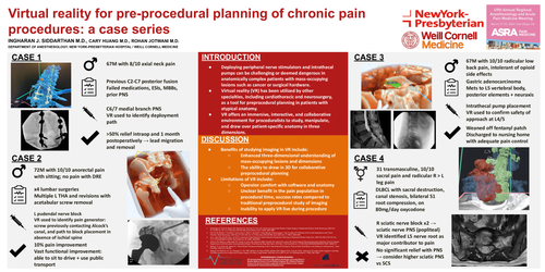 Preview of VIRTUAL REALITY FOR PREPROCEDURAL PLANNING OF CHRONIC PAIN PROCEDURES: A CASE SERIES