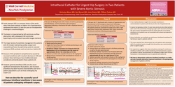 Thumbnail for INTRATHECAL CATHETER FOR URGENT HIP SURGERY IN TWO PATIENTS WITH SEVERE AORTIC STENOSIS