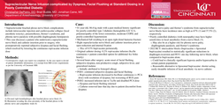 Thumbnail for SUPRACLAVICULAR NERVE INFUSION COMPLICATED BY DYSPNEA, FACIAL FLUSHING AT STANDARD DOSING IN A POORLY CONTROLLED DIABETIC