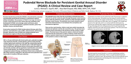 Preview of PUDENDAL NERVE BLOCKADE FOR PERSISTENT GENITAL AROUSAL DISORDER (PGAD): A CLINICAL REVIEW AND CASE REPORT