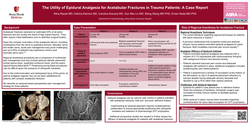 Thumbnail for THE UTILITY OF EPIDURAL ANALGESIA FOR ACETABULAR FRACTURES IN TRAUMA PATIENTS: A CASE REPORT