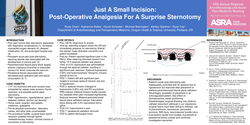 Thumbnail for JUST A SMALL INCISION: POST-OPERATIVE ANALGESIA FOR A SURPRISE STERNOTOMY