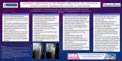 Thumbnail for REGIONAL ANESTHESIA AS THE PRIMARY ANESTHETIC IN A LOW BODY WEIGHT PATIENT UNDERGOING HIP ORIF: A CASE REPORT
