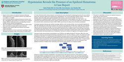Thumbnail for HYPOTENSION REVEALS THE PRESENCE OF AN EPIDURAL HEMATOMA: A CASE REPORT
