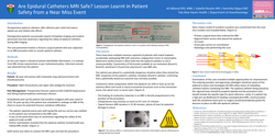 Preview of ARE EPIDURAL CATHETERS MRI SAFE? LESSON LEARNT IN PATIENT SAFETY FROM A NEAR MISS EVENT