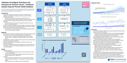 Thumbnail for UTILIZATION OF ANALGESIC TECHNIQUES AND OUTCOMES FOR THORACIC TRAUMA – A NATIONAL SAMPLE USING THE PREMIER HEALTH DATABASE