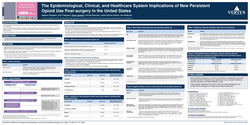 Thumbnail for THE EPIDEMIOLOGICAL, CLINICAL, AND HEALTHCARE SYSTEM IMPLICATIONS OF NEW PERSISTENT OPIOID USE POST-SURGERY IN THE UNITED STATES