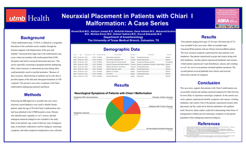 Preview of NEURAXIAL PLACEMENT IN PATIENTS WITH CHIARI I MALFORMATION: A CASE SERIES