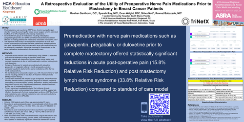 Preview of ACUTE AND CHRONIC PAIN OUTCOMES IN BREAST CANCER PATIENTS AFTER TOTAL MASTECTOMY
