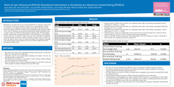 Thumbnail for A LONGITUDINAL STUDY FOR POINT-OF-CARE ULTRASOUND CURRICULUM IN RESOURCE - LIMITED SETTING
