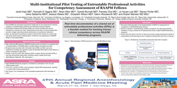 Thumbnail for MULTI-INSTITUTIONAL PILOT TESTING OF ENTRUSTABLE PROFESSIONAL ACTIVITIES FOR COMPETENCY ASSESSMENT OF RAAPM FELLOWS