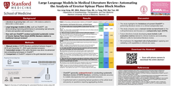 Thumbnail for LARGE LANGUAGE MODELS IN MEDICAL LITERATURE REVIEW: AUTOMATING THE ANALYSIS OF ERECTOR SPINAE PLANE BLOCK STUDIES