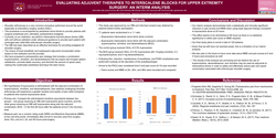 Thumbnail for EVALUATING ADJUVENT THERAPIES TO INTERSCALENE BLOCKS FOR UPPER EXTREMITY SURGERY: AN INTERM ANALYSIS