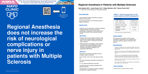 Preview of REGIONAL ANESTHESIA IN PATIENTS WITH MULTIPLE SCLEROSIS