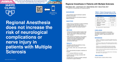 Thumbnail for REGIONAL ANESTHESIA IN PATIENTS WITH MULTIPLE SCLEROSIS
