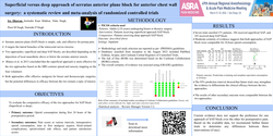 Thumbnail for ANALGESIC EFFICACY OF SUPERFICIAL VERSUS DEEP APPROACH OF SERRATUS ANTERIOR PLANE BLOCK - A SYSTEMATIC REVIEW AND META-ANALYSIS.