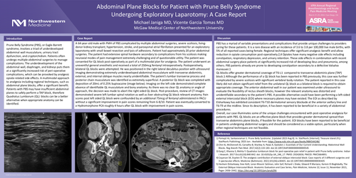 Preview of ABDOMINAL PLANE BLOCKS FOR PATIENT WITH PRUNE BELLY SYNDROME UNDERGOING EXPLORATORY LAPAROTOMY: A CASE REPORT