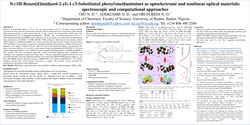 Thumbnail for N-(1H-benzo[d]imidazol-2-yl)-1-(3-substituted phenyl)methanimines as optoelectronic and nonlinear optical materials: spectroscopic and computational approach