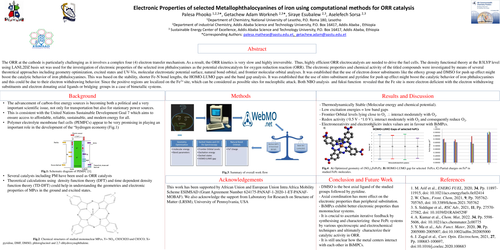Preview of Electronic Properties of selected Metallophthalocyanines of iron using computational methods for ORR catalysis