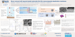 Thumbnail for Boron removal with layered double hydroxide thin-film nanocomposite desalination membrane