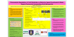 Thumbnail for Photocatalytic degradation of 2,4-D herbicides on melamine ligand coordinated Al Metal-Organic Frameworks incorporating Al₂O₃ nanoparticle