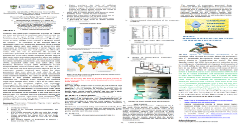 Preview of Quantity and Quality of Wastewater Generated in Restaurants in Makurdi, Nigeria and a Simple Prototype In-House Low-Tech Treatment System