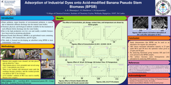 Thumbnail for Adsorption of industrial dyes onto acid-modified banana pseudo stem biomass (BPSB)