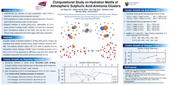 Thumbnail for Computational Study on Hydration Motifs of Atmospheric Sulphuric Acid-Ammonia Clusters