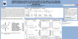 Thumbnail for Computational study of influence of the ability of  lapachol and its derivatives to chelate iron (ii) cation on the antioxidant properties